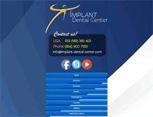 Tablet Screenshot of implant-dental-center.com